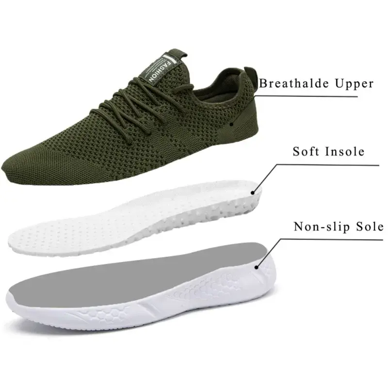 Women's and Men's Fashion Comfort Shoes Minimalist Walking Casual Shoes Lightweight Anti-Slip Rubber Sole for Work All-Day Wear