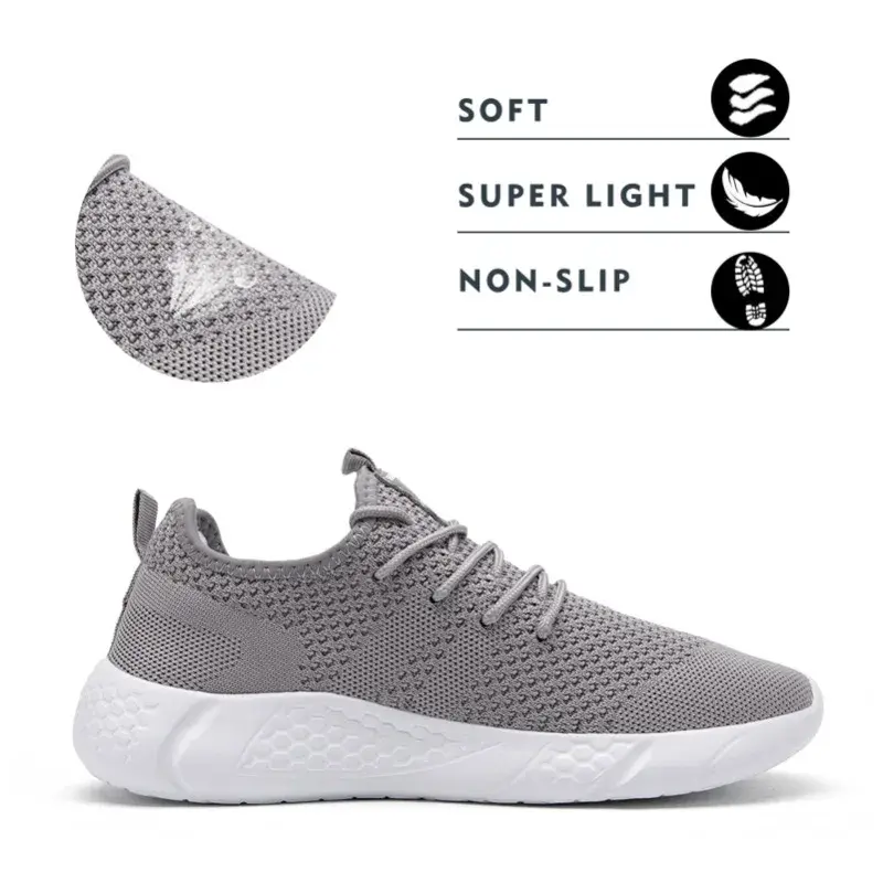 Women's and Men's Fashion Comfort Shoes Minimalist Walking Casual Shoes Lightweight Anti-Slip Rubber Sole for Work All-Day Wear
