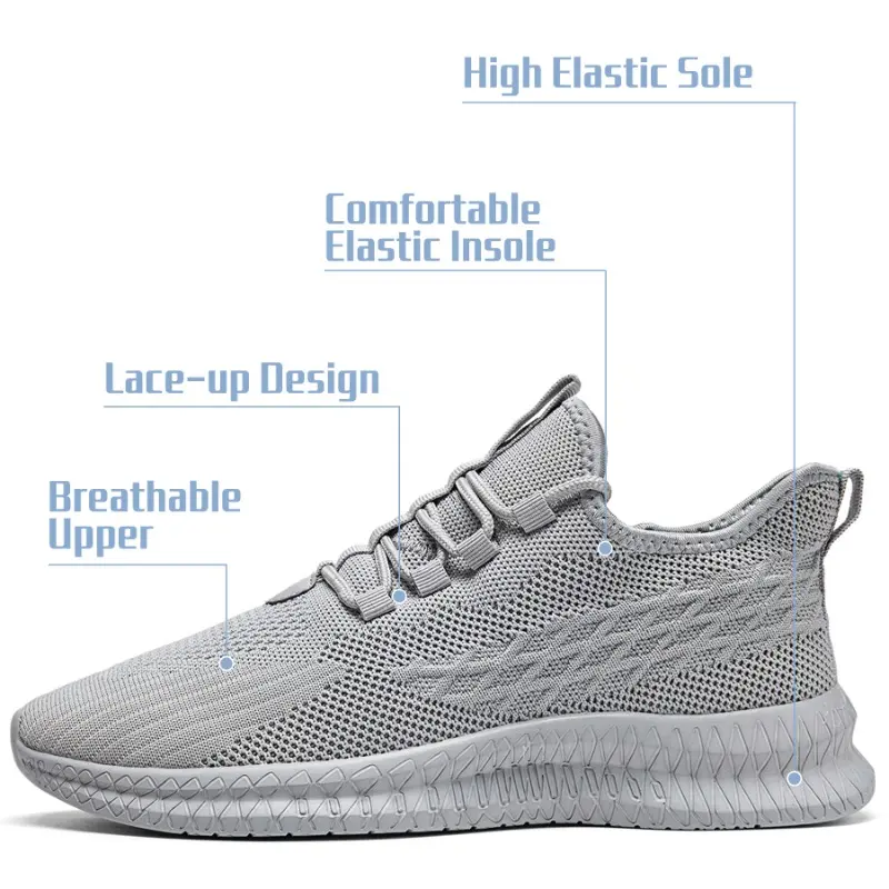 Unisex Fashion Casual Sports Shoes Air Mesh Lightweight Sneakers for Men and Women Comfortable Durable Walking Shoes Size 39-46