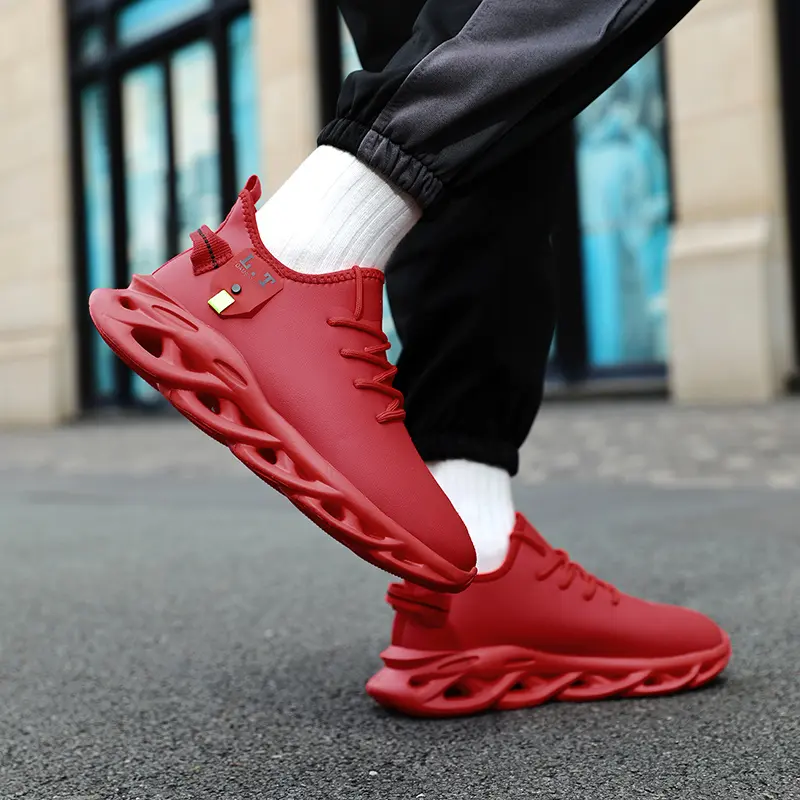 Men's Black Sport Casual Shoes Comfortable Sneakers Non-Slip Rubber Sole Warm Walking Shoe for Indoor Outdoor Use Size 39-46