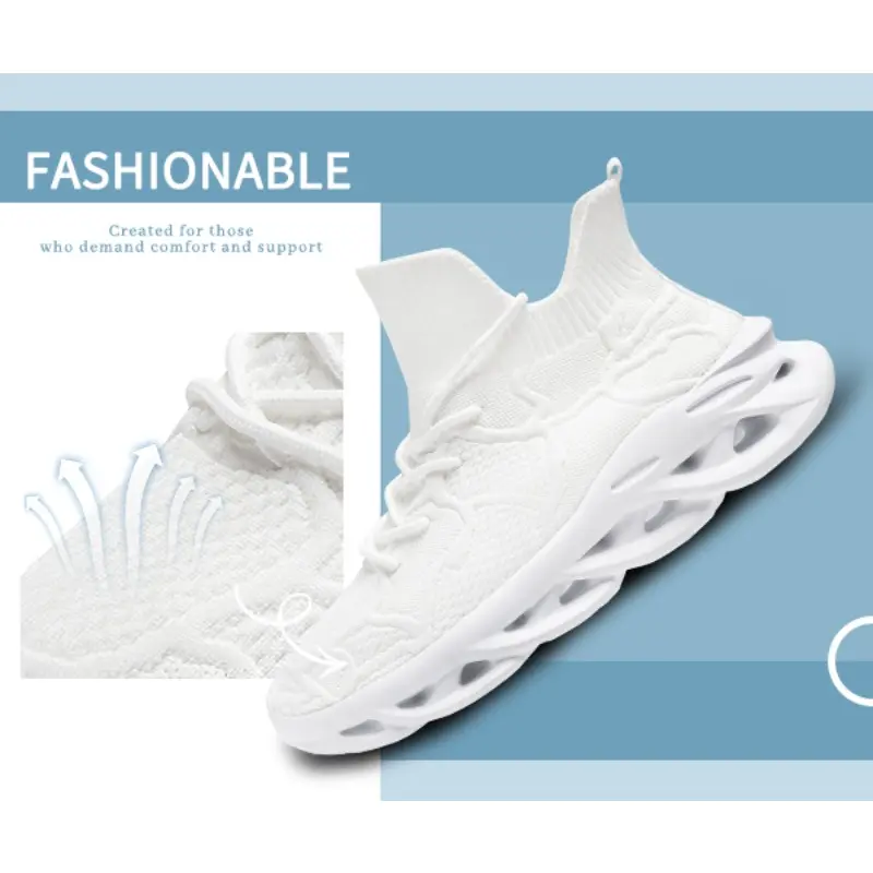Men's Outdoor Training Shoes Breathable Running Sneakers Anti Slip Rubber Sole Comfortable Jogging Walking Shoes Size 39-47