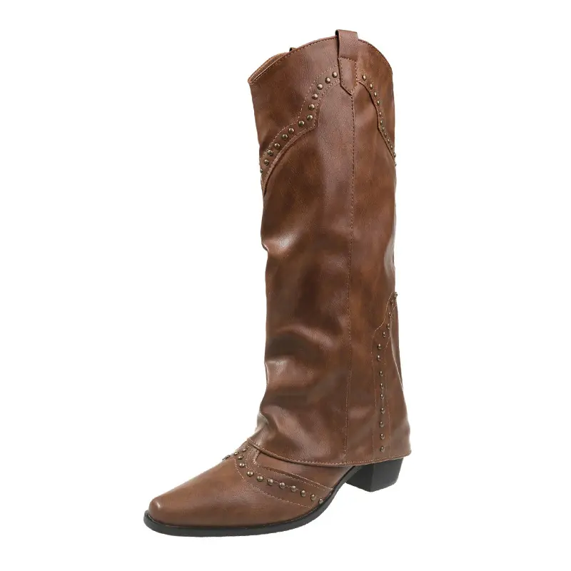 Winter Shoes Woman Thigh High Boots Fashion Back Zippers Long Knight Booties Ladies Thick Sole Girl Shoes
