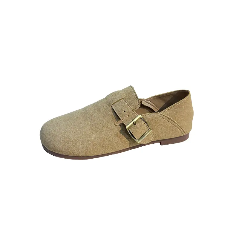 Women Suede Clogs Slippers Cork Suede Clogs Slippers Classic Men Mules Outdoor Cork Antiskid Slippers with Arch Support