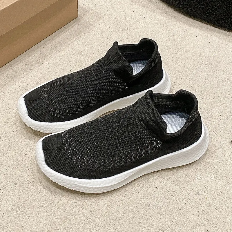 2024 Summer New Comfort Casual Women's Shoes Fashion Soft Sole Breathable Hollow Out Flat Shoes for Women Zapatos De Mujer