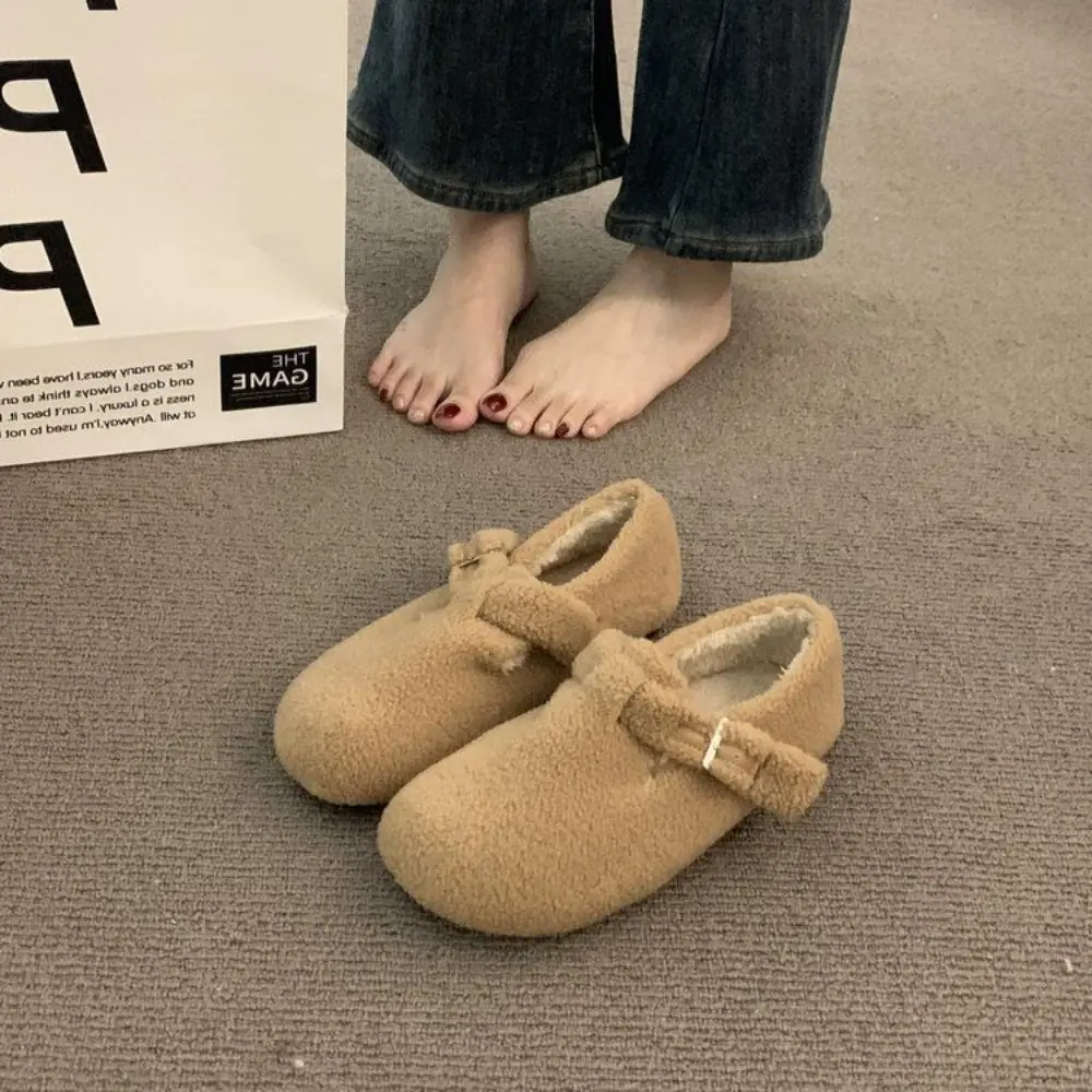 Ladies Women Shallow Mouth Casual Female Sneakers Modis Square Toe Flats New Cute Dress Spring Slip-On Flock 2024