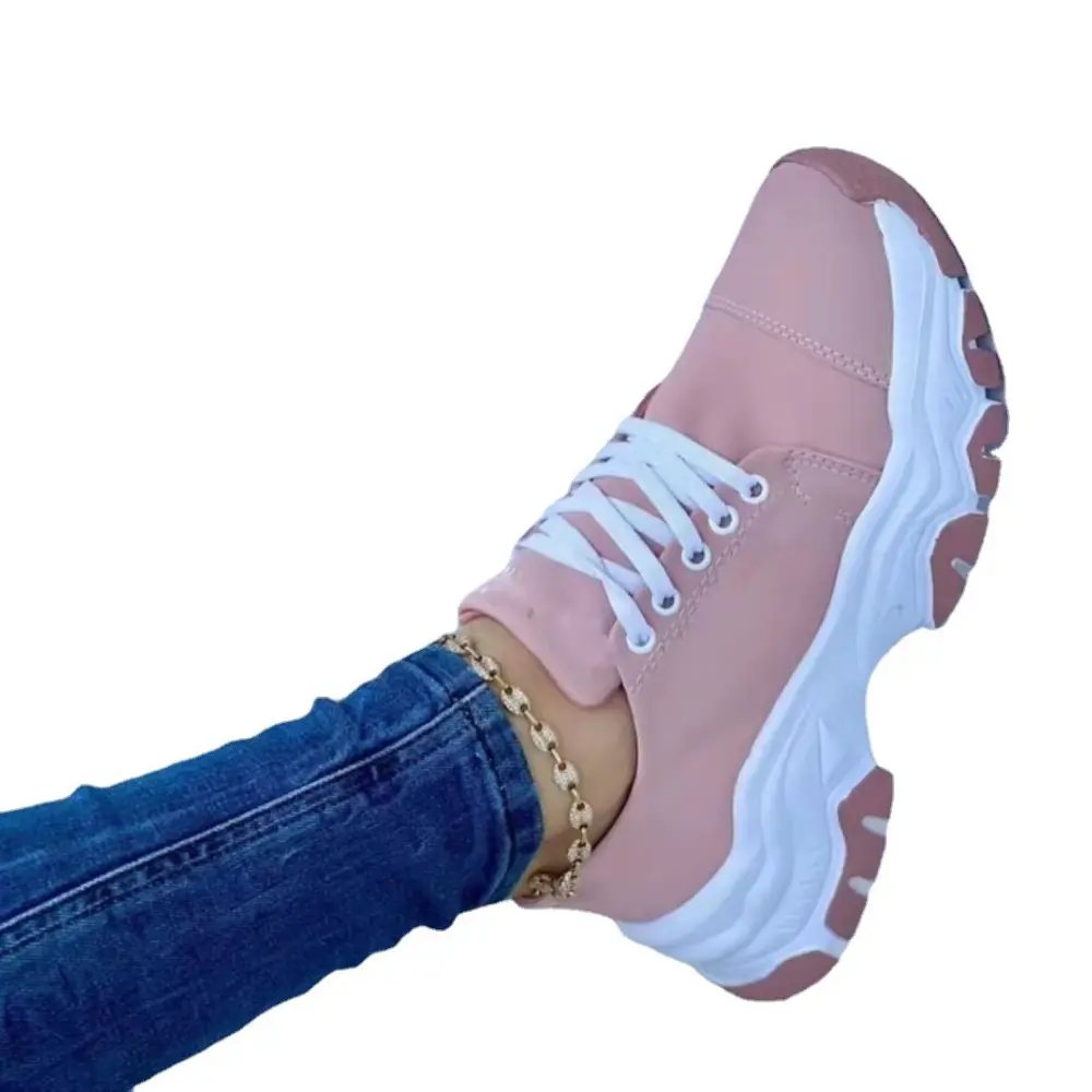 Speedy 2024 Classic White Canvas Shoes Women Sneakers Solid Lace-Up Casual Platform Shoes for Women