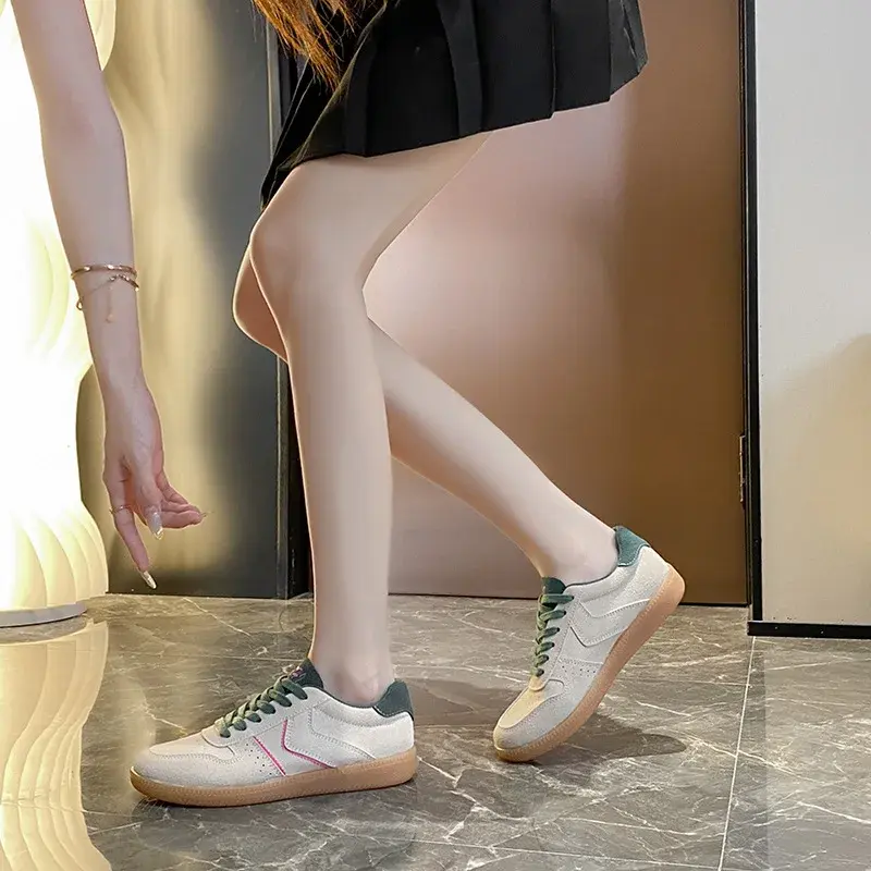 Student's Autumn Leather Casual Sneakers Unisex Sports Shoes Couples Men Women Casual Shoes High Quality Durable Sole Sneakers