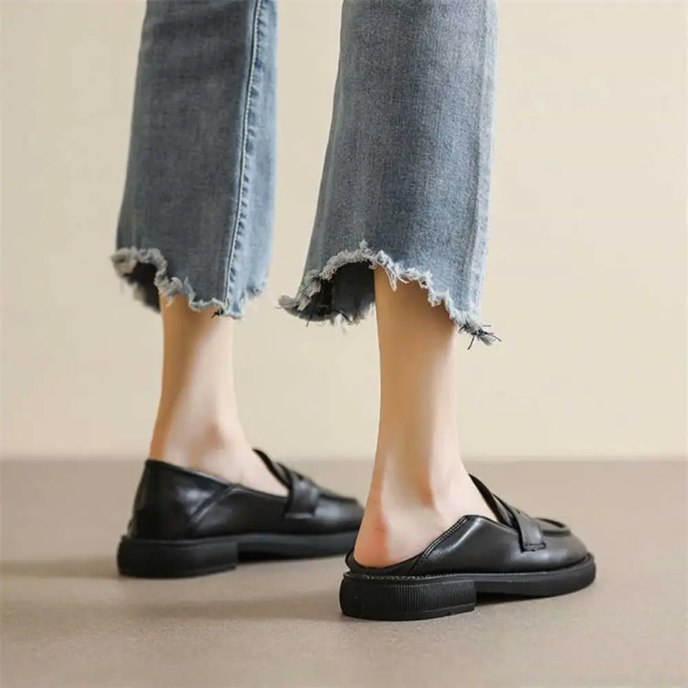 New Japanese Style College Student Shoes Cosplay Lolita Shoes for Women/Girl Fashion Black/Coffee Uniform Platform Shoes 2024