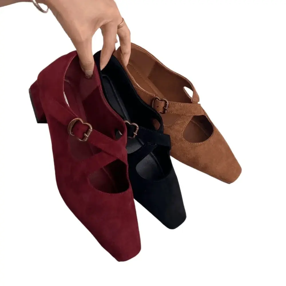 Leopard Luxury High Heels Retro Mary Janes Shoes Women Sneakers 2024 Autumn New Suede Shoes Elegant Dress Pumps Tenis De Mujer