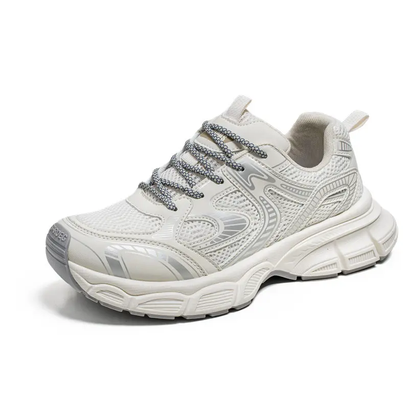 Women's Luxary Chunky Sneakers Trend Fashion Mesh Breathable Shoes for Men Sports Running Casual Ladies Fitness Vulcanize