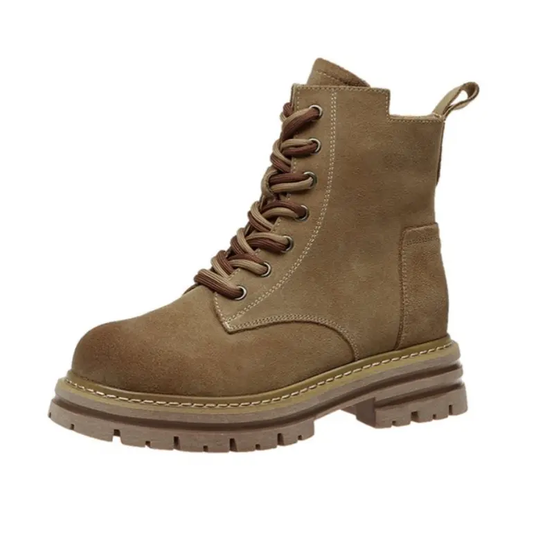 Autumn and Winter High Top Boots Winter Fashion Platform Shoes Snow Boots High Heels Thick Bottom Ankle Boots Warm Booties Girls