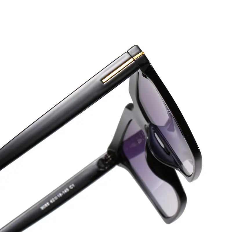 Retro Square Women Men Classic Sunglasses Oversized Plastic Frame Trendy Brand Design Luxury Sun Glasses Unisex Eyewear UV400