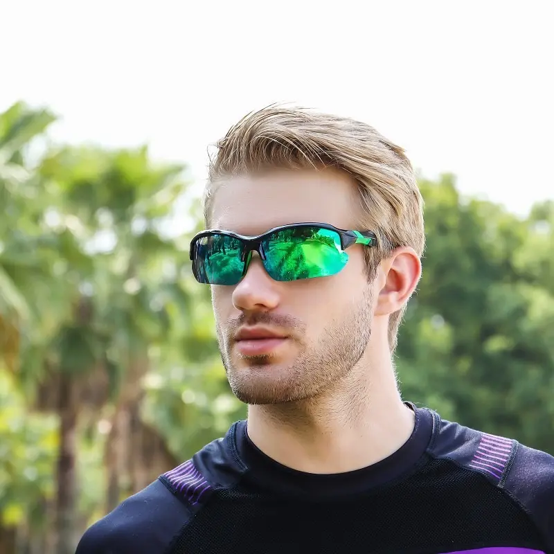 New Fashion Sports Half Frame Polarized Sunglasses Men Outdoors Running Sun Glasses Lightweight Eye Protection Glasses Women