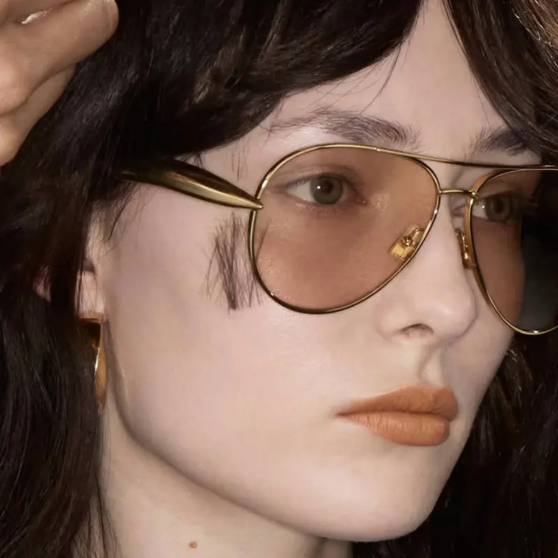 2025 New Retro Women Sunglasses Metal Frame Toad Sun Glasses Men Outdoor Sunshade Eyewear Uv400 Luxury Brand Design Eyeglass