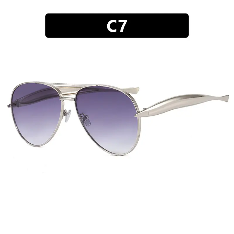 2025 New Retro Women Sunglasses Metal Frame Toad Sun Glasses Men Outdoor Sunshade Eyewear Uv400 Luxury Brand Design Eyeglass