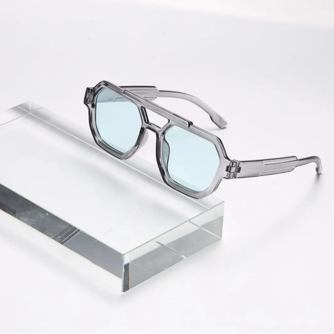 2025 New Fashionable Square Pilot Sunglasses Men Retro Sun Glasses Women Luxury Brand Design Sunshade Eyewear Uv400