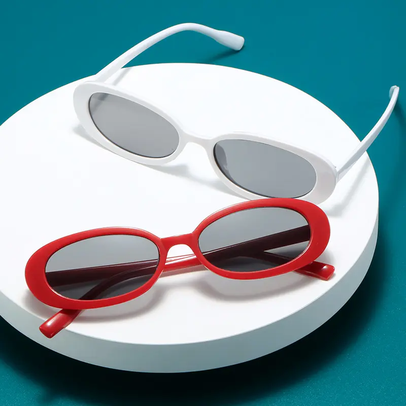 New Small Rectangle Sunglasses Women Oval Vintage Brand Designer Square Sun Glasses Men Shades Female Eyewear Anti-Glare Uv400