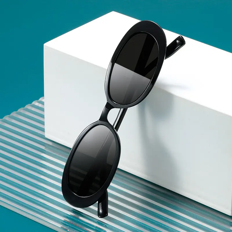 New Small Rectangle Sunglasses Women Oval Vintage Brand Designer Square Sun Glasses Men Shades Female Eyewear Anti-Glare Uv400
