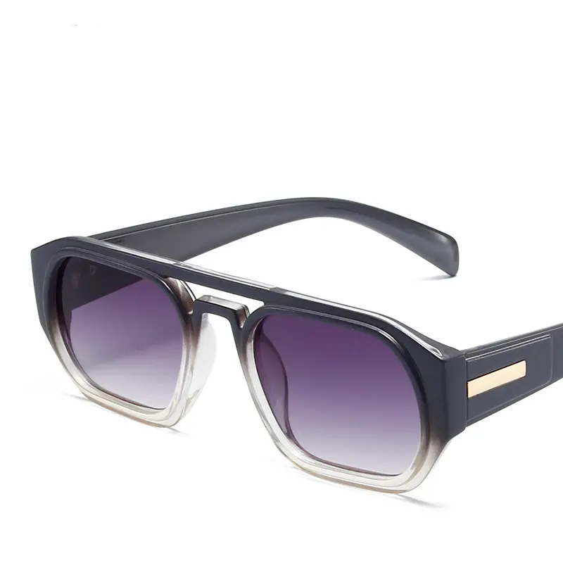 New Fashion Square Sunglasses for Women Retro Trendy Outdoor Eyewear Luxury Brand Design Beach Sunshade Eyeglass Men Uv400