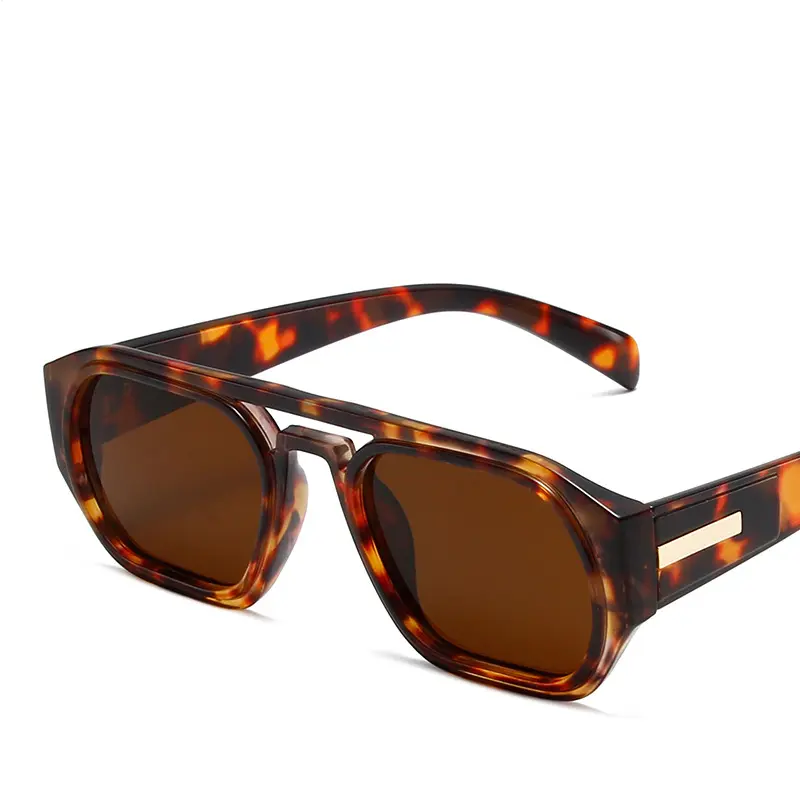 New Fashion Square Sunglasses for Women Retro Trendy Outdoor Eyewear Luxury Brand Design Beach Sunshade Eyeglass Men Uv400