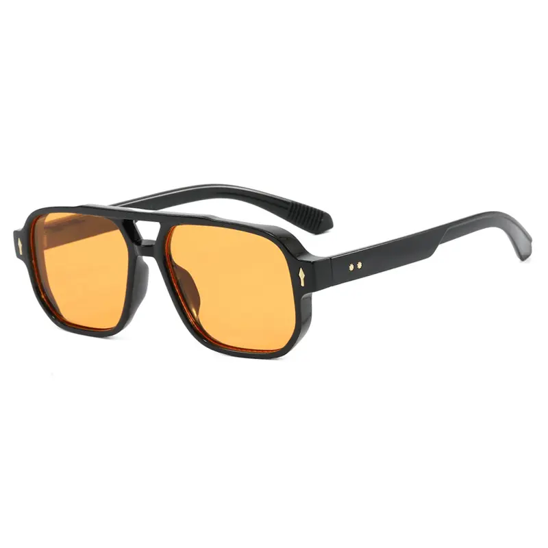 New Fashion Sunglasses Pilot Rice Nail Small Frame Polygonal Women Retro Frame Sun Glasses Men Decorative Outdoor Eyewear Uv400
