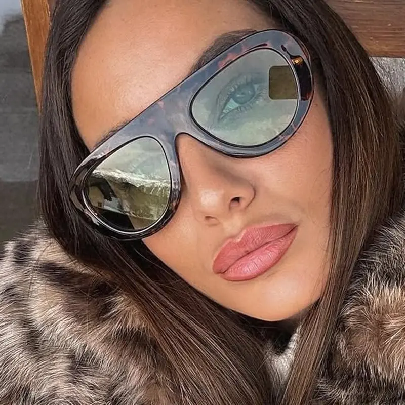 2025 New Small Frame Toad Round Sunlasses for Women Fashion Outdoor Sunshade Eyewear Men Uv400 Luxury Brand Design Eyeglass