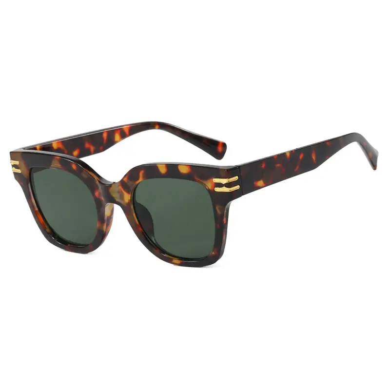 Fashion Square Sunglasses Women Retro Big Frame Sunshade Eyewear Summer Outdoor Casual Brand Design Sun Glasses Uv400 Eyeglass