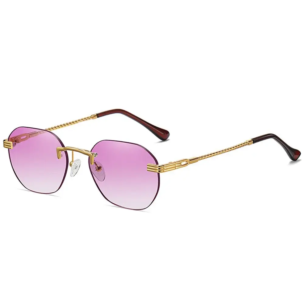 Men's Round Sunglasses Retro Metal Gold Black Brown Classic Sun glasses Fashion Woman Accessories Gifts Drop ship