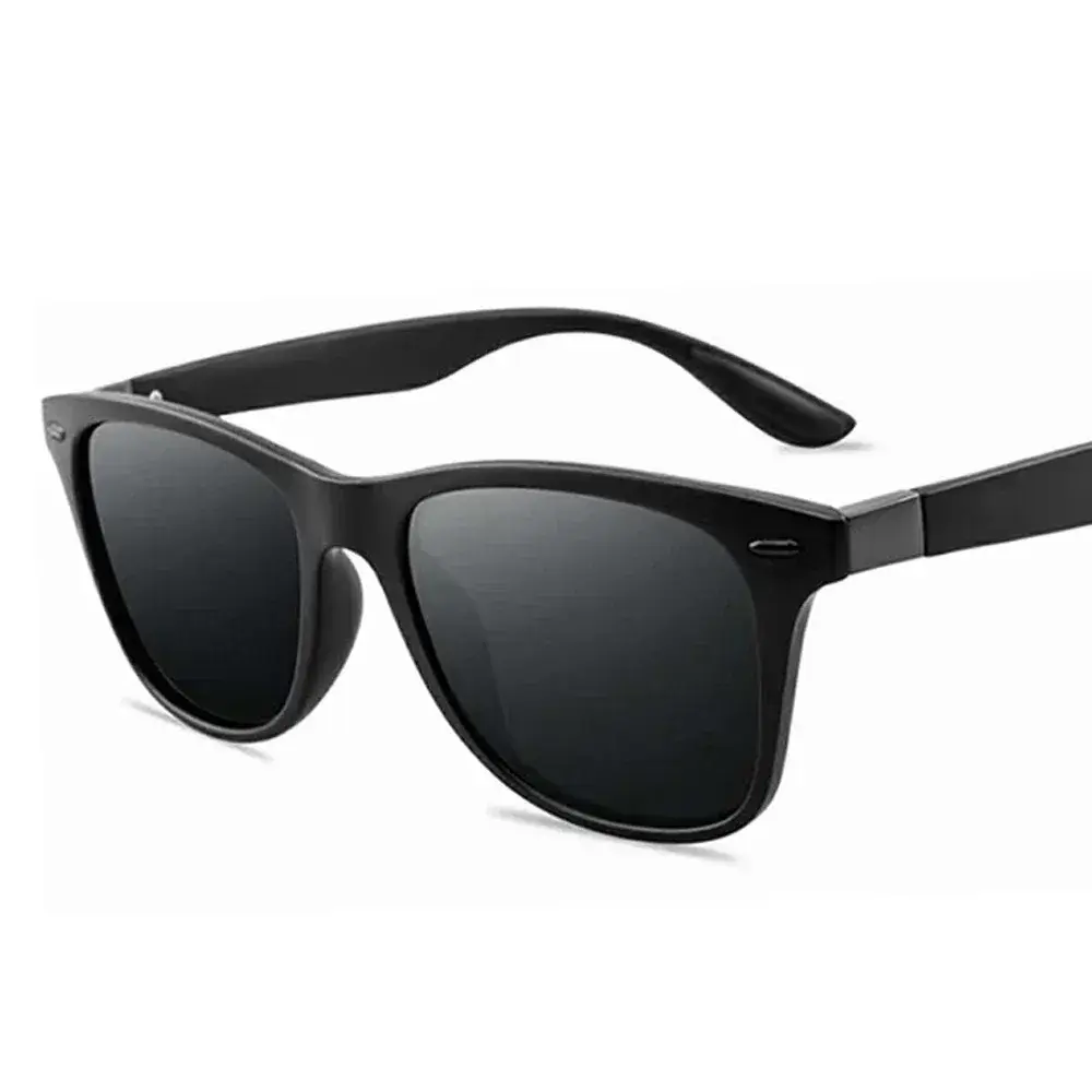 Classic Fashion Sunglasses for Travel Fishing Cycling, Polarized Sun Glasses Men Women Square with UV400 Protection