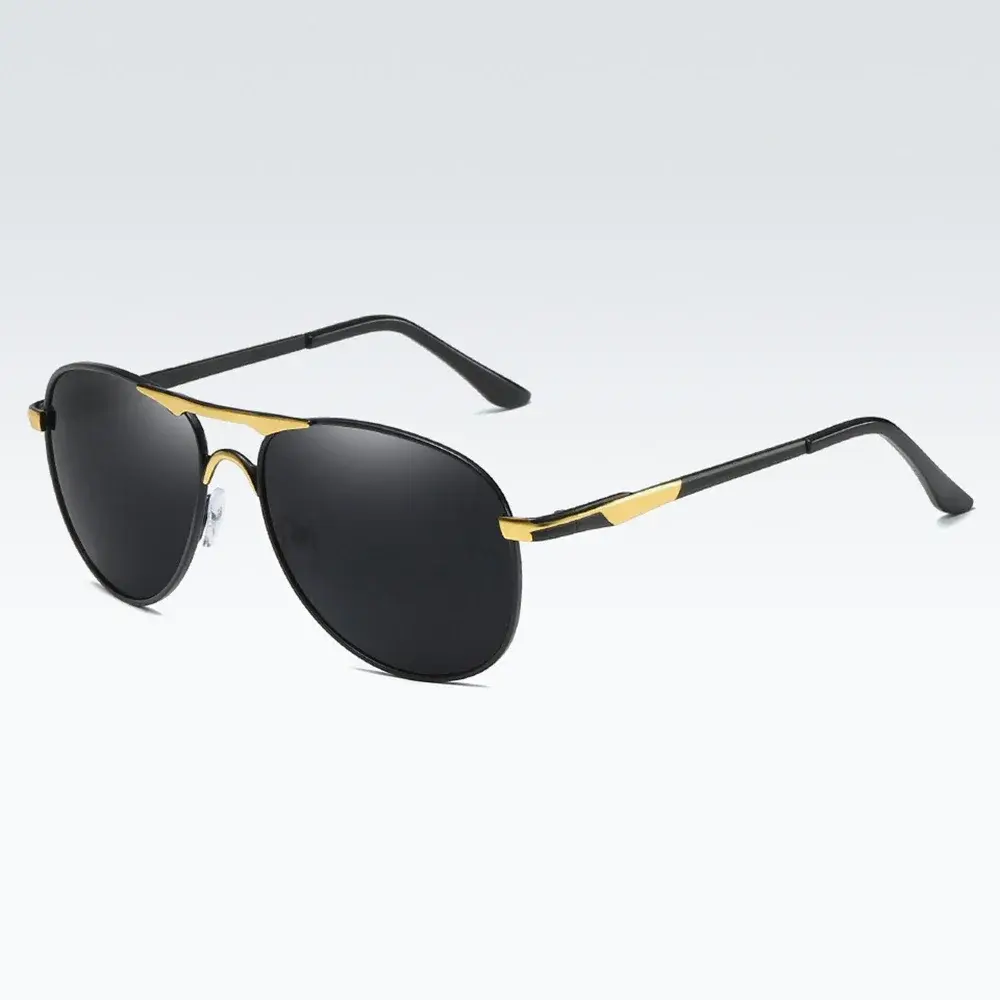 Luxury Polarized Sunglasses Men Women Driving Fishing Retro Sun Glasses Brand Designer Male Metal Sunglasses For Man UV400