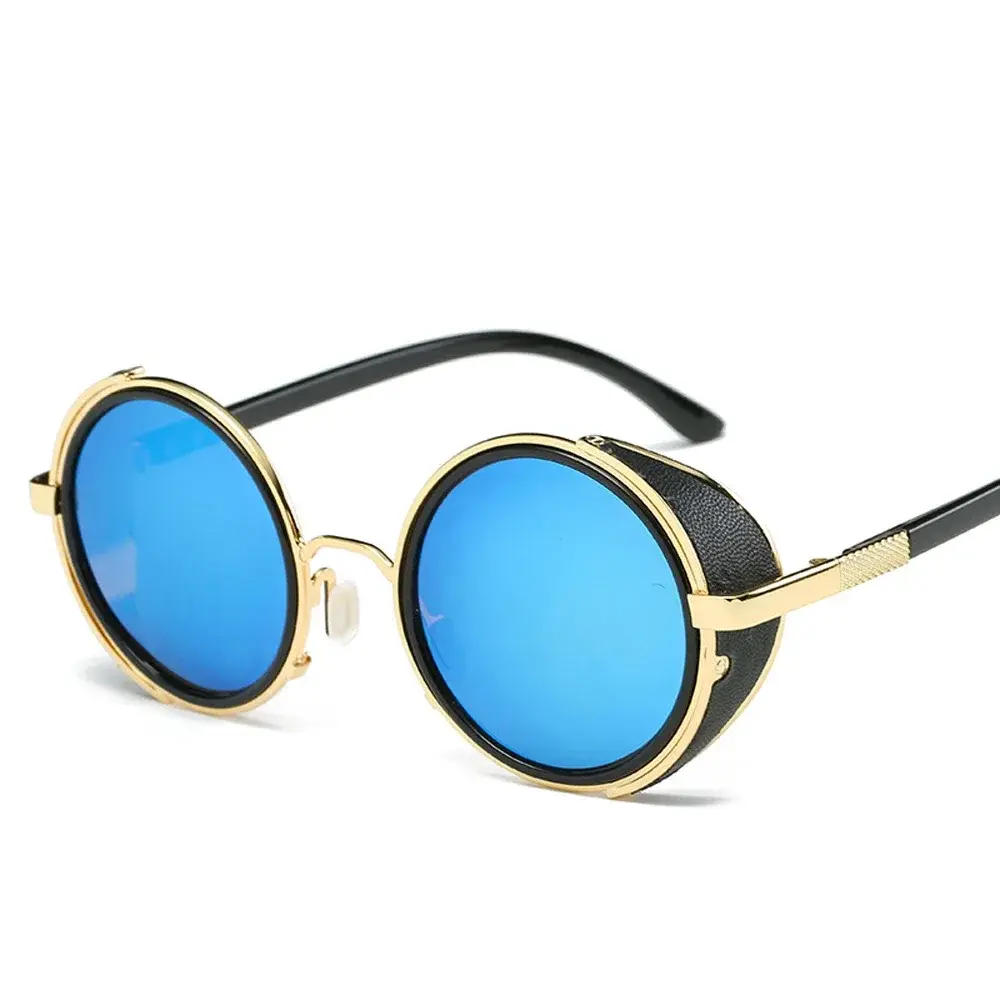 2025 Fashion Vintage Round SteamPunk Flip Up Sunglasses Classic Double Layer Clamshell Design Sun Glasses Oculos De Sol