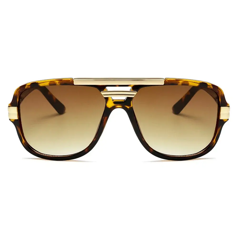 MUSELIFE Classic Luxury Men Sunglasses Glamour Fashion Brand Sun Glasses For Women Mirrored Retro Vintage Square Designer Shades