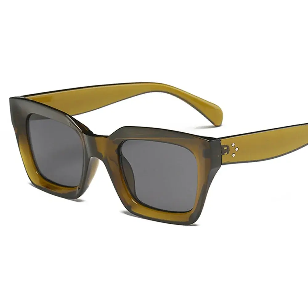 MUSELIFE 2025 New Square Cat Eye MEN Sunglasses Vintage Design  Sun Glasses For Male Eyewear UV400