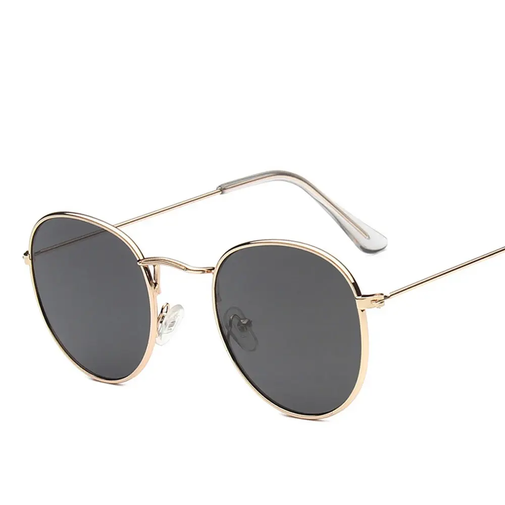 2025 Classic Small Frame Round Sunglasses Women/Men Brand Designer Alloy Mirror Sun Glasses Vintage Modis Oculos