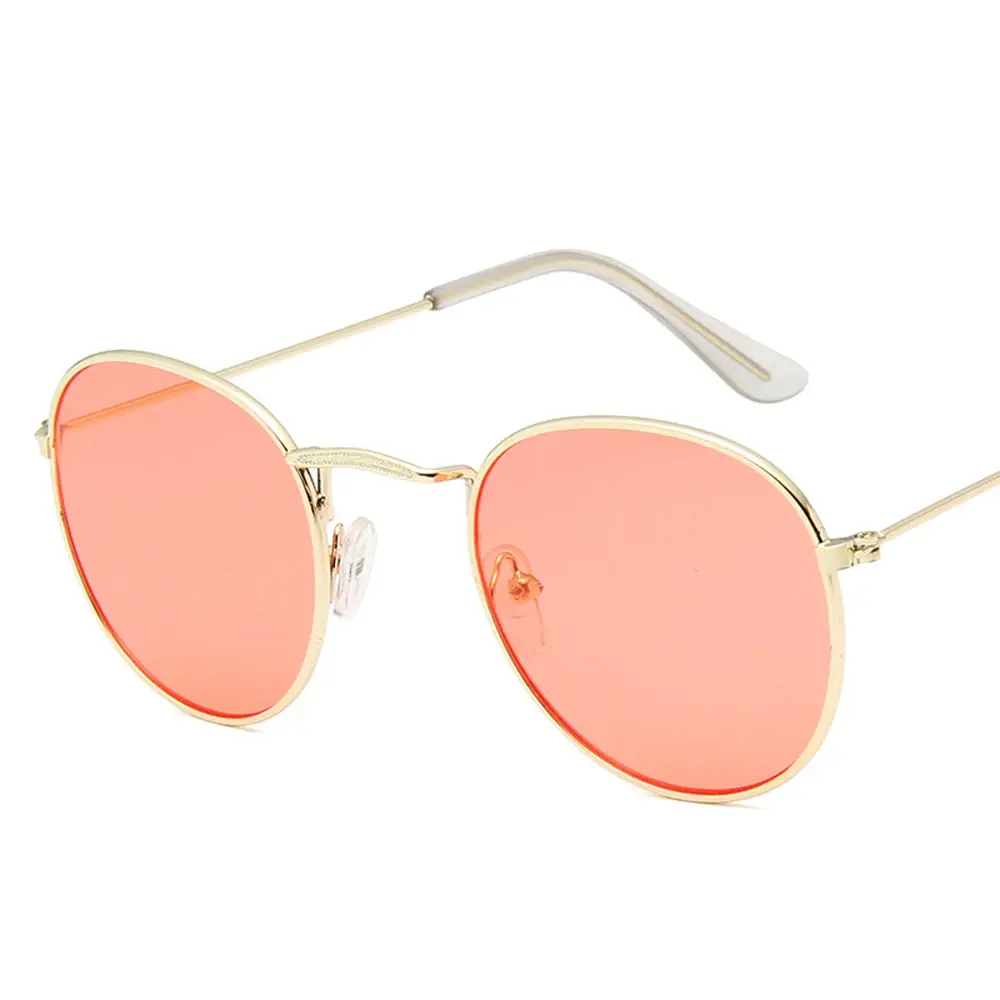 2025 Classic Small Frame Round Sunglasses Women/Men Brand Designer Alloy Mirror Sun Glasses Vintage Modis Oculos