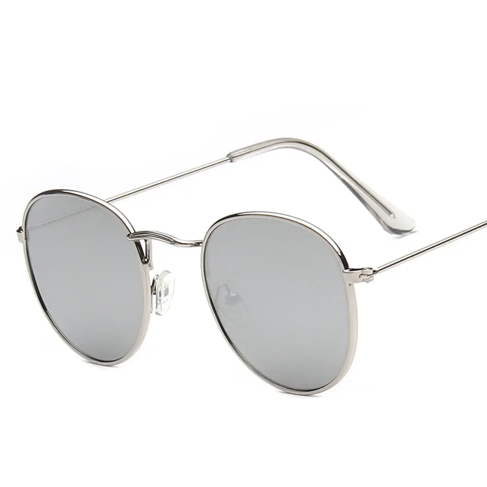 2025 Classic Small Frame Round Sunglasses Women/Men Brand Designer Alloy Mirror Sun Glasses Vintage Modis Oculos