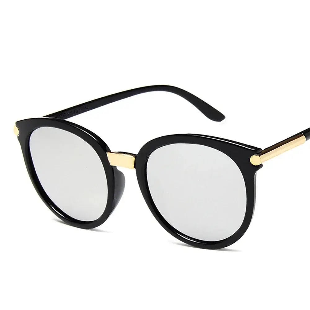 Classic Round Vintage Sunglasses Women Fashion Brand Design Mirror Sun Glasses Female Shades Retro Gafas Oculos De Sol UV400