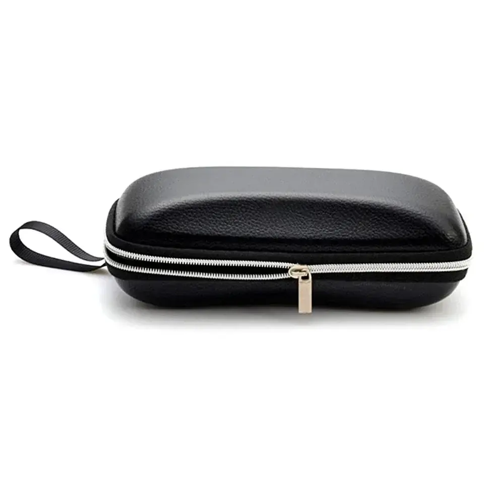 1Pc Black Eyewear Cases Sunglasses Case For Women Glasses Box With Lanyard Zipper Glasses Case Hard For Men Glasses Cloth Bag