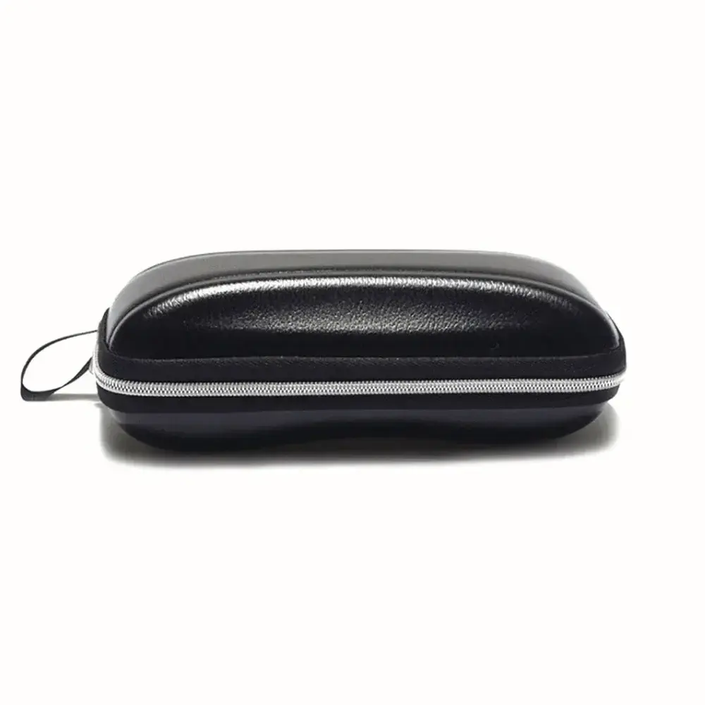 1Pc Black Eyewear Cases Sunglasses Case For Women Glasses Box With Lanyard Zipper Glasses Case Hard For Men Glasses Cloth Bag