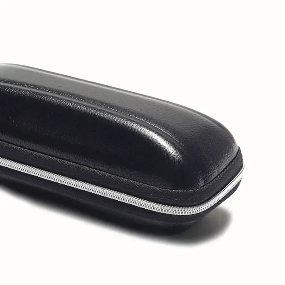 1Pc Black Eyewear Cases Sunglasses Case For Women Glasses Box With Lanyard Zipper Glasses Case Hard For Men Glasses Cloth Bag
