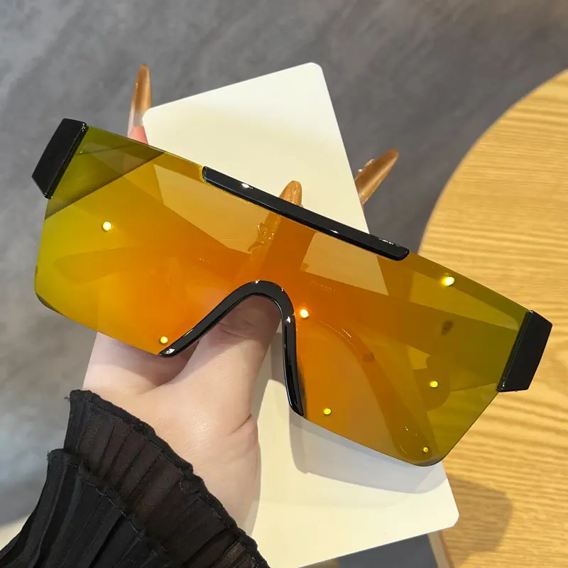 Integrated Cycling Sunglasses Men MTB Bike Glasses Outdoor Sports Mountain Climbing Fishing Women Bicycle Cycling UV400 Goggles