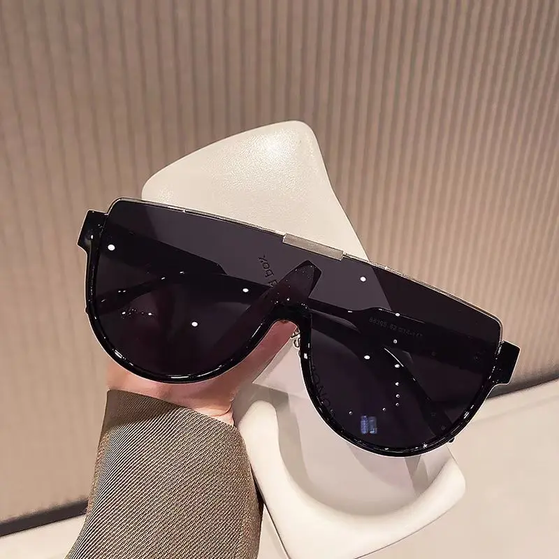 RUISIMO Vintage Semi-round Sun Glasses Women Fashion Monoblock Outdoor Goggle Shades Ins Trending 2025 New Design Sunglasses
