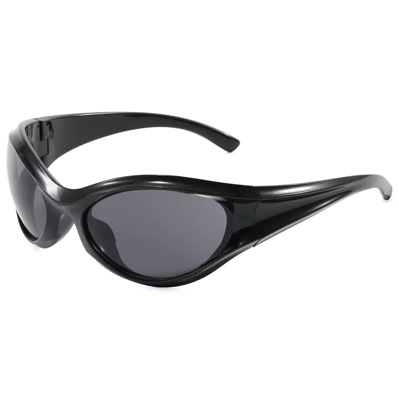 Oversized Punk Sport Sunglasses Women Men Luxury Brand Designer Hip Hop One Piece Y2K Sun Glasses