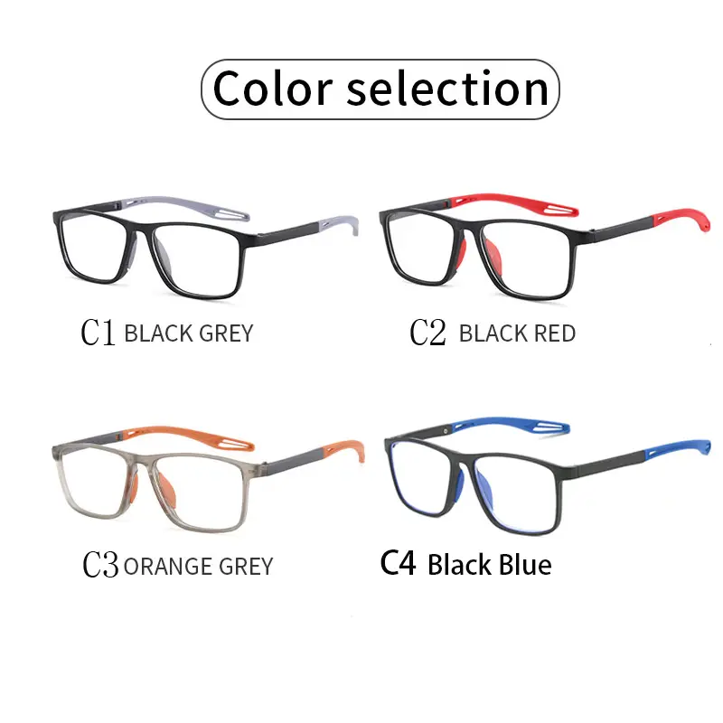 10PCS TR90 Anti-blue Light Reading Glasses Men Women Progressive Near Far Eyewear Ultralight Sports Farsight Eyeglasses