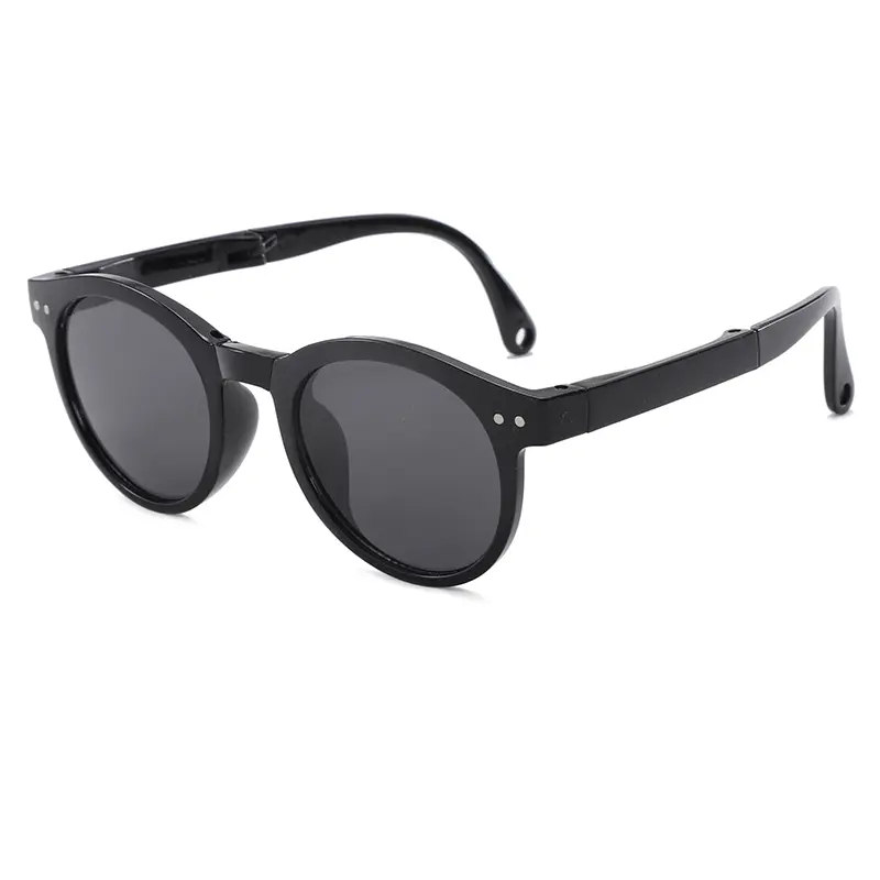 New Candy Color Sunglasses for Kids Folding Large Frame Sun Glasses Children's Folding Eyeglasses UV400 Eyewear