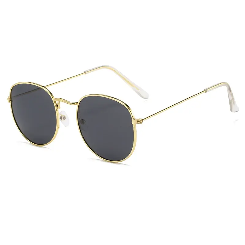 Men Metal Polarized Sunglasses Women Vintage Sun Glasses Female Fashion Square Eyeglasses Brand Designer UV400 Gafas De Sol 2023