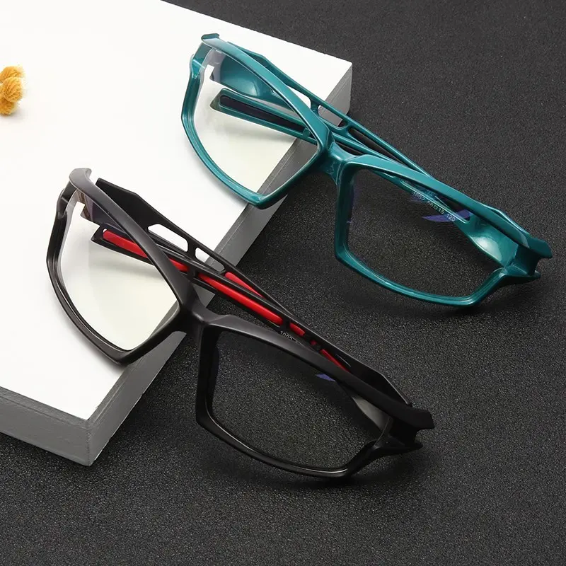 Anti-blue Protection Glasses Square Optical Prescription Myopia Computer Glasses Frame Women Men Anti Blue Sport Glasses Goggle