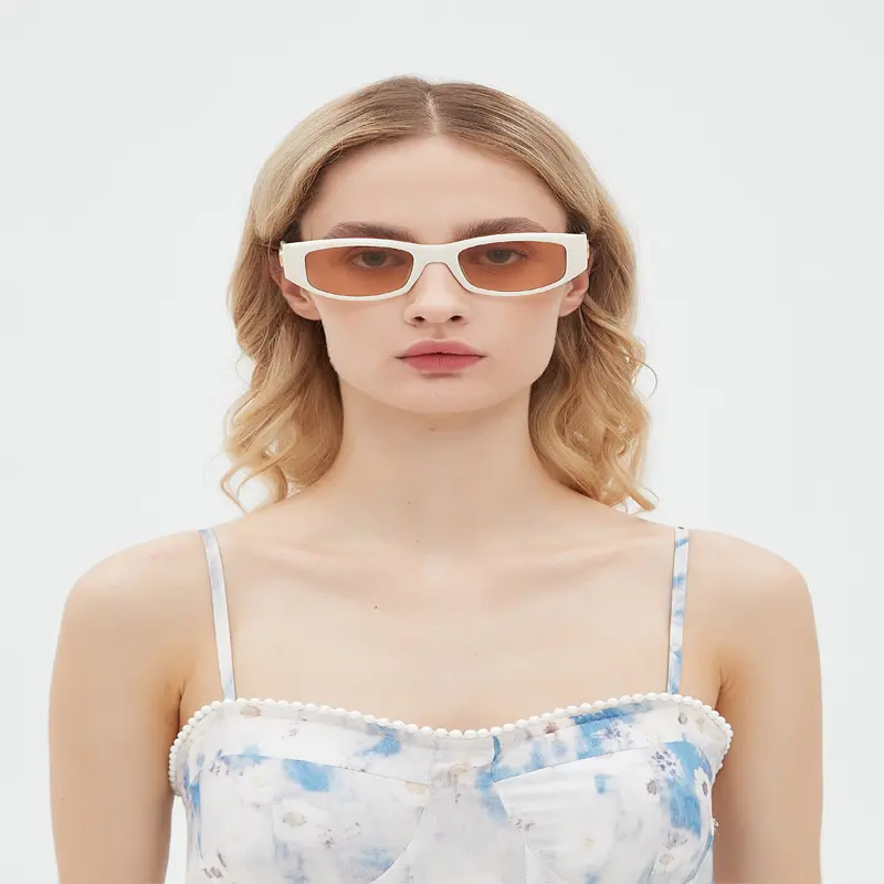 2PACK New Retro Irregular Square Sunglasses for Women Men Fashion Designer Small Frame Sun Glasses Trending Product Shades UV400