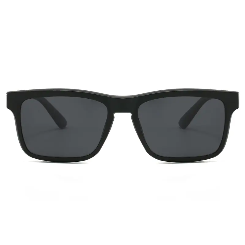 PC 2In 1 New Style Magnet Clip On Glasses Frame Trend fishing Driving Sunglasses For Men 2024 Optical Computer Glasses UV400
