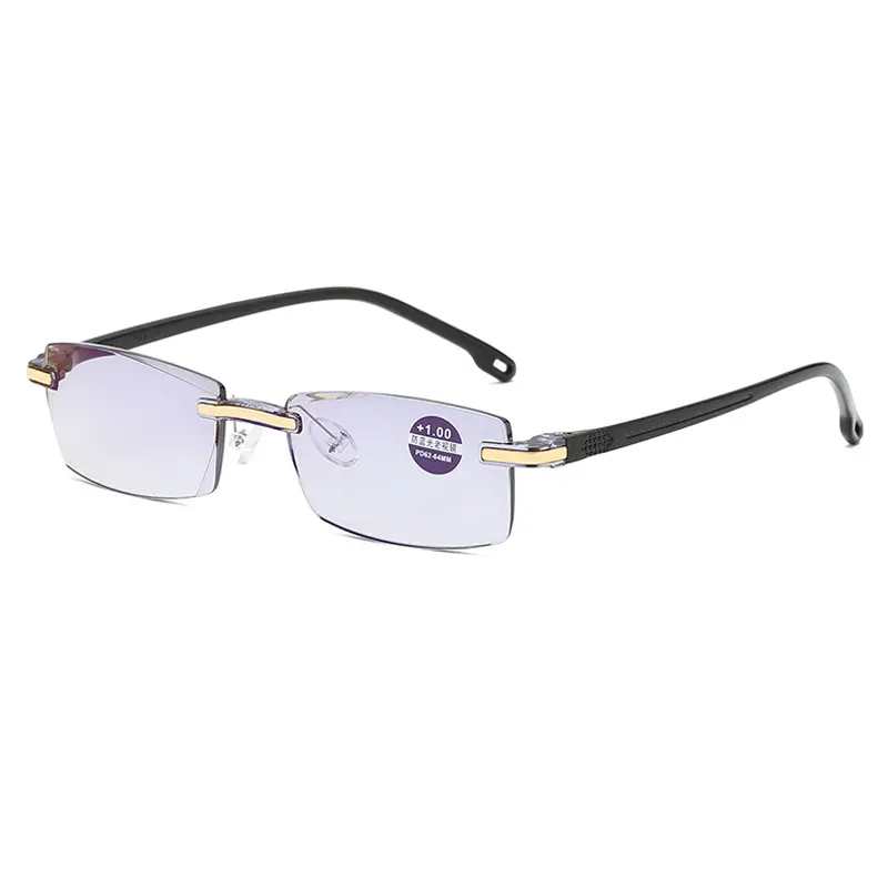 3PCS Ultralight Rimless Reading Glasses Women Men Business Anti-Blu-Ray Computer Reading Glasses Presbyopia Reader +1.0 To +4.0